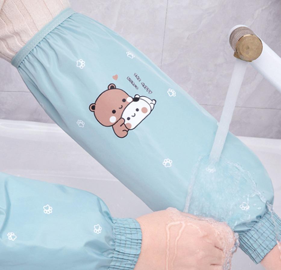 Cartoon Pattern Protective Cuff Dirt-proof Anti-fouling Sleeve Cover Practical Hand Sleeves