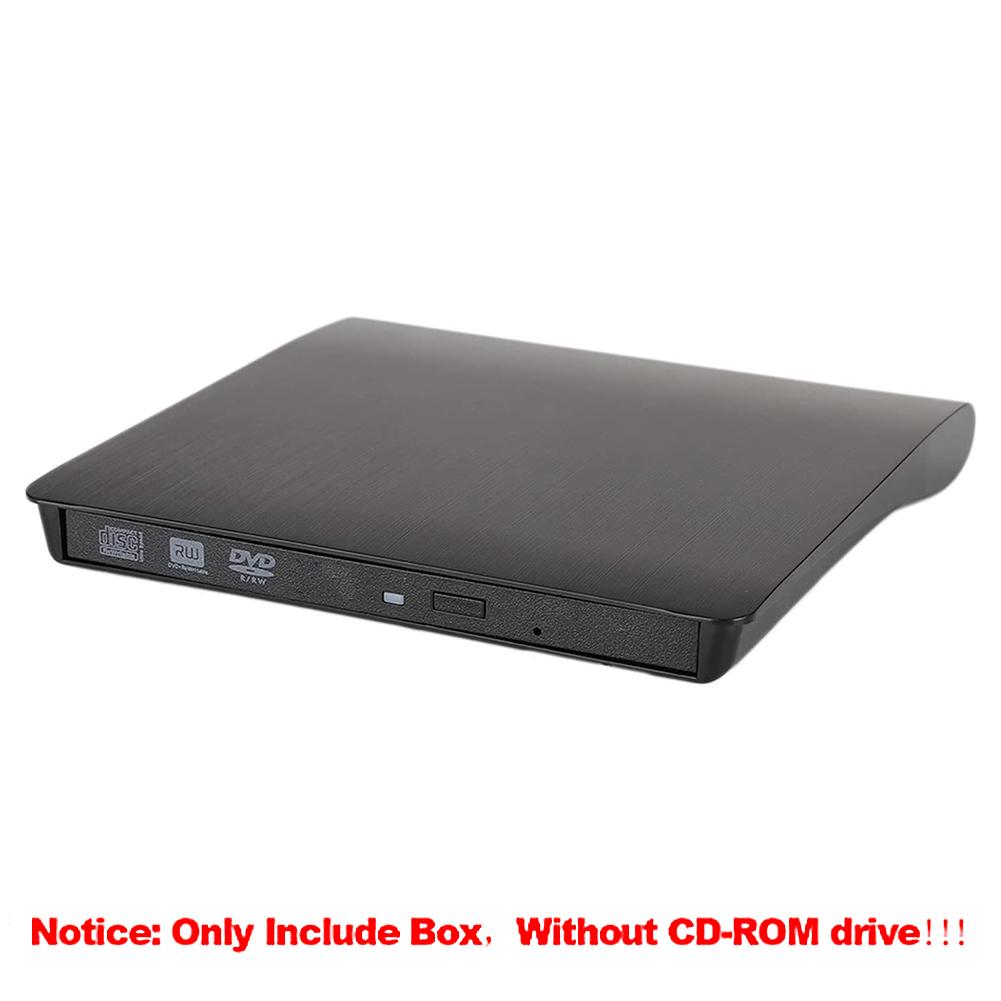External Optical Drives Cases DVD Drive Enclosure Case USB 3.0 Portable CD DVD RW Writer Burner Optical Player
