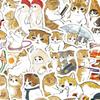 64Pcs/Set Cute Cat Stickers Skateboard Notebook Fridge Phone Guitar Luggage Decal Sticker Toy