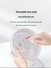 Rechargeable Desktop Fan with Light - 2026 Model, Oscillating Tabletop Electric Fan for Home or Office