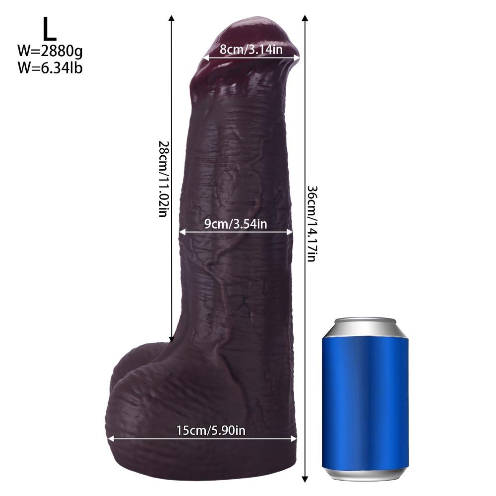 Extra Large Horse Dildo Realistic Vibrator for Women with Balls - Adult Sex Toy for SM Play