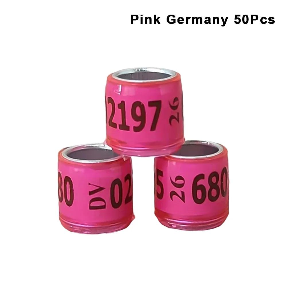 8x11mm Numbered Pigeons Foot Ring 10-50Pcs 2026 Multicolor Parrots Leg Rings for Birds Outdoor Training