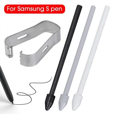 Puntas de Repuesto para Stylus S Pen con Clip para Samsung Galaxy S24 S24Ultra Tab S9 S9U S9FE S Pencil Punta Metálica de Repuesto