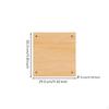 Adjustable Cabinet Shelf Divider, sturdyDuty Organizer, SpaceSaving Storage Rack Wood Color 29*30cm
