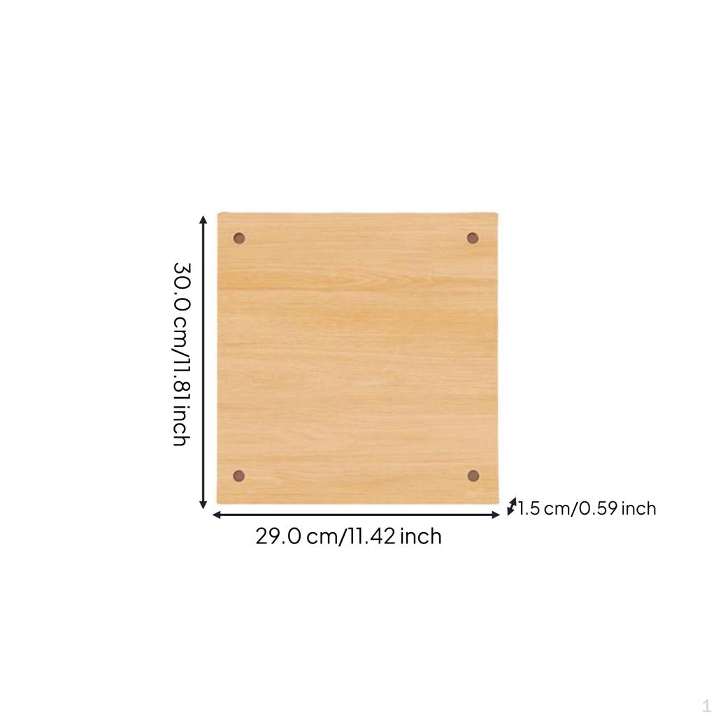 Adjustable Cabinet Shelf Divider, sturdyDuty Organizer, SpaceSaving Storage Rack Wood Color 29*30cm
