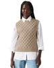 Knit Vest BLUEBELL Ribbed Cable Sleeveless Sweater Women's 0012J-0000 US M