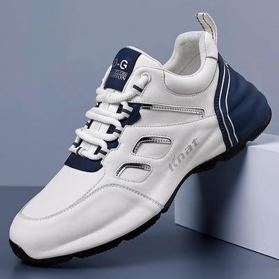 New Classic Genuine Leather Cowhide Mens Shoes Thick Soled Interior Height Increasing Casual Shoes for Youth Soled Sports Shoes