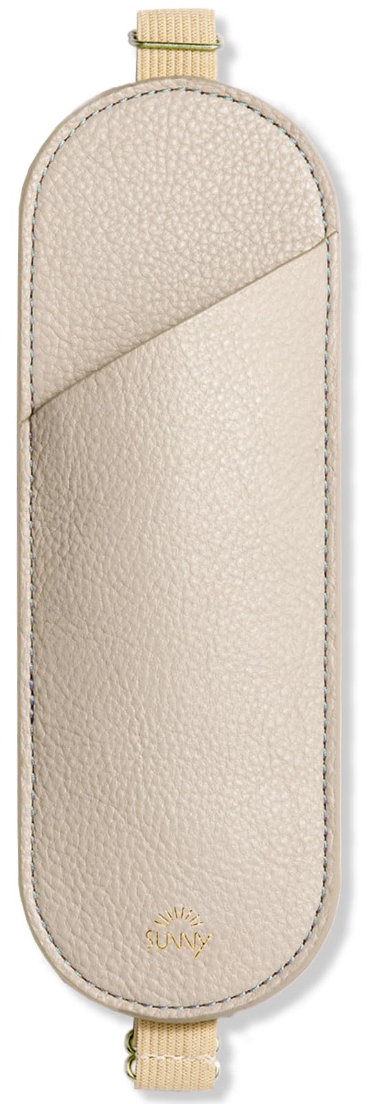 

Iroha Publishing Pencil Case, Genuine Leather, Sunny Flat Pen Sleeve, L-LSLP-S-03, Beige