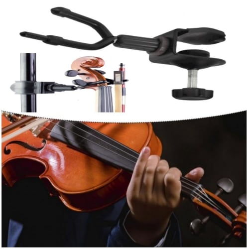 Violin Hook for Stage - Violin Hanger Microphone | Violin Hanger | Desktop Violin Holder | Music Stand Violin Hanger, Violin Wall Mount Holder, Bracke