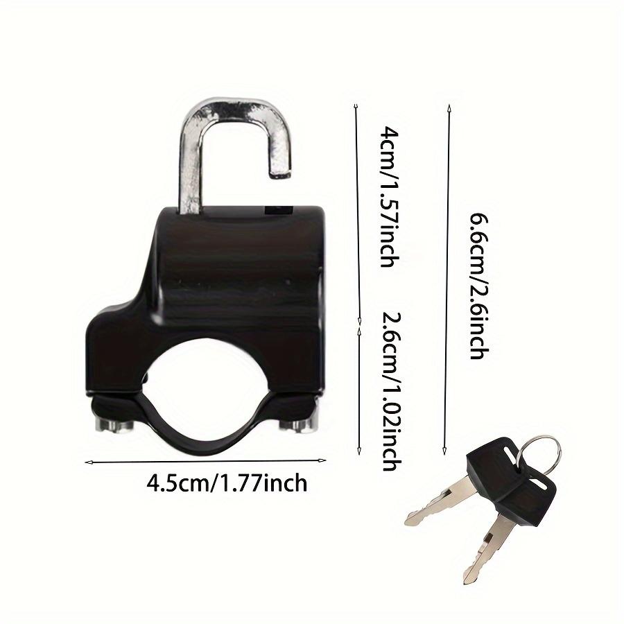 Universal Metal Motorcycle Helmet Lock, Anti-Theft Fixed Lock, Multi-Functional Electric Safety Motorcycle Accessory