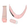 V Face Firming Belt Remote Control Repair Skin Microcurrent Reduce Wrinkles Pore 12 Gears Pink Face
