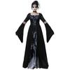 Halloween Hexenkleid Mit Kapuze Cosplay Kostüm Für Damen Aus Polyesterstoff Für Bühnenauftritte