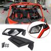 UTV Side Mirrors RZR Adjustable Side Mirrors with 1.5”-2” Roll Bar for Polars RZR 1000 Can Am Maverick Yamaha YXZ Rhino Pioneer