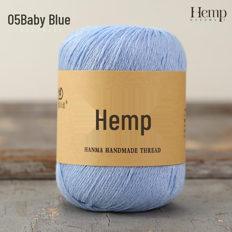 Tencel Wool Linen Hemp Lace Yarn: Silk Cotton for Handmade Summer Knitting & Crochet Projects - Perfect for Scarves & Sweaters.