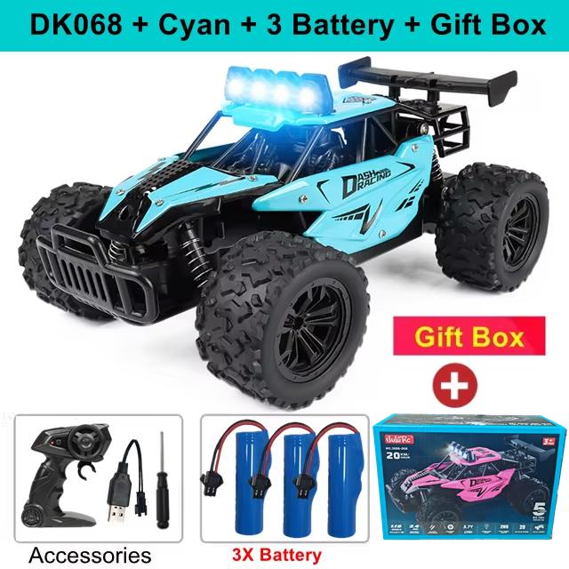 1:16 RC Car Remote Control Cars 2WD Radio Buggy Truck Drift Racing Climbing Off Road Vehicle Outdoor Toy for Boy Kid Children