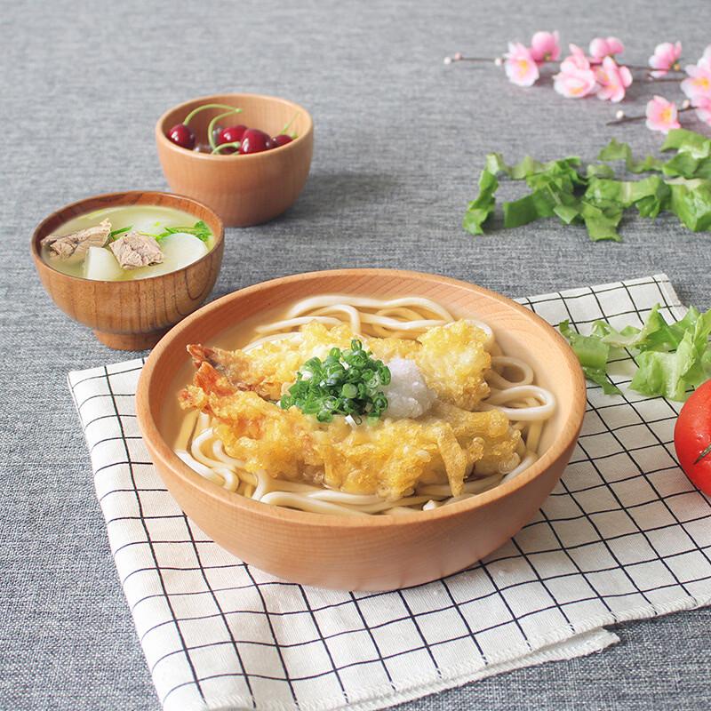 Ruhan Japanese-Style Solid Wood Salad Bowl