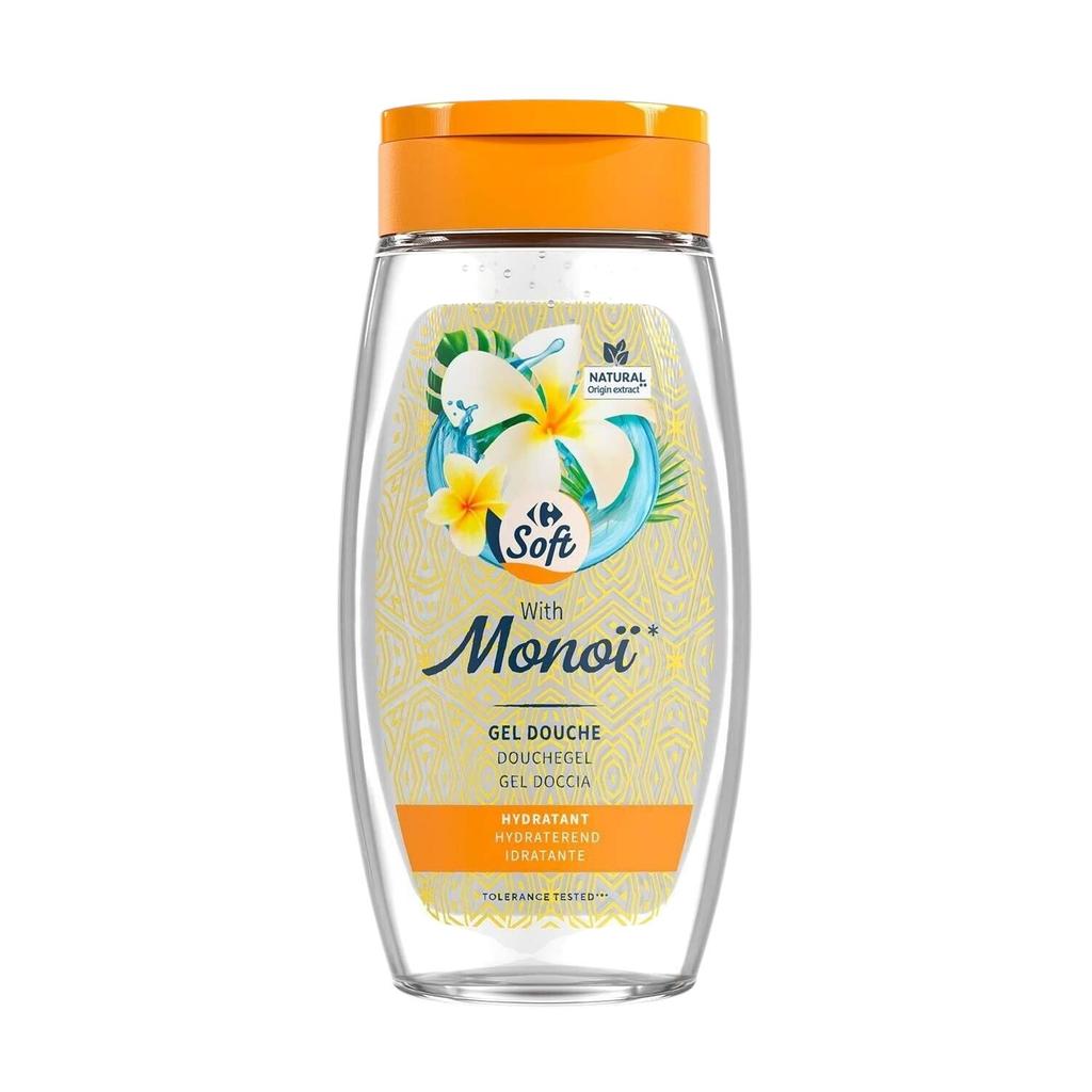 Softening Monoï Vanilla Shower Gel the 250mL Bottle and Other Kind Shower Gels for Your Choice Look At Description