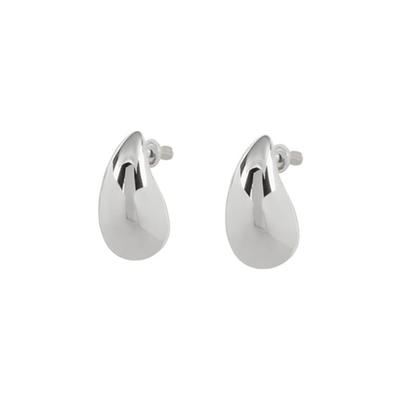 Viollina Graceful Teardrop Earrings_Silver