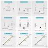 Connect To 4mm Wire Automatic Thread Guide Carbon Steel Fast Cable Puller Auxiliary Tools