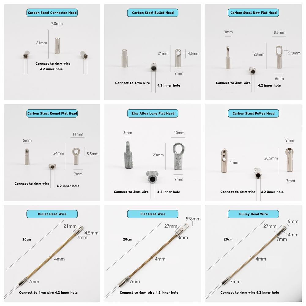 Connect To 4mm Wire Automatic Thread Guide Carbon Steel Fast Cable Puller Auxiliary Tools