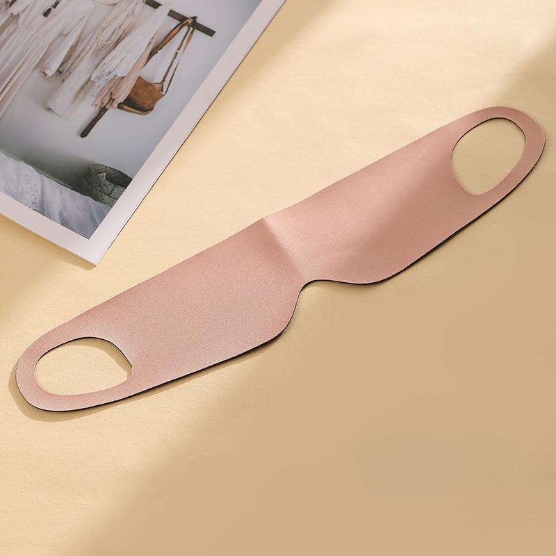 

Comfortable Sleep Blackout Eye Mask Travel Eyepatch Thin Soft Eyeshade Nap Goggles Solid Color Washable Eye Protection Blindfold