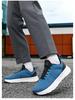 Men's Wide Palm Lightweight Running Shoes - Breathable Mesh, Wide Toe, Lace-up Sports Walking Shoes.