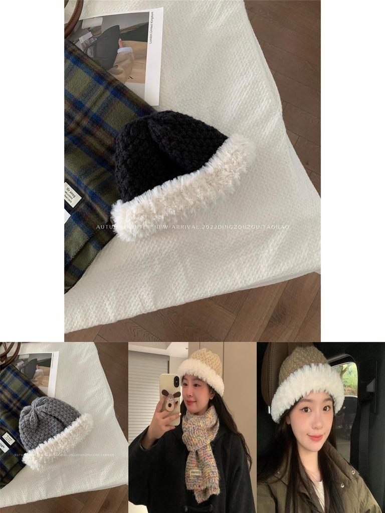 Fashionable Cozy Knit Hat For Women Winter Warmth And Ear Protection Beanie