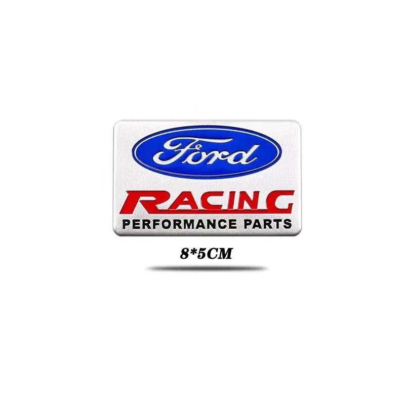 New 2026 Car Sticker For Ford 3D Metal Aluminium Badge Car Body Decoration Sticker Accessories For Ford ST Focus 2 3 Mondeo Kuga