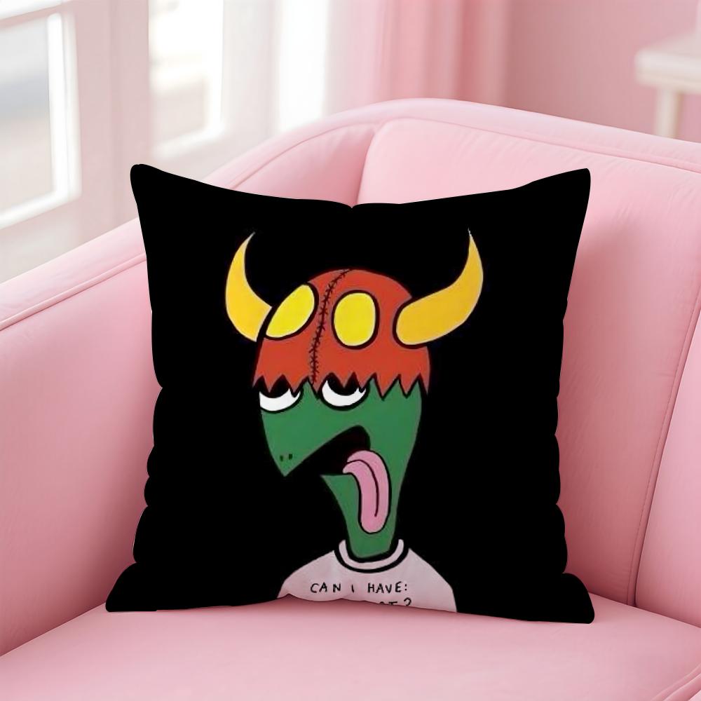 Brand T-Toy MachineS Skate Cushion Cover Comfortable Reversible Pillow Cover Ideal for Car Sofa Bedroom & Beyond