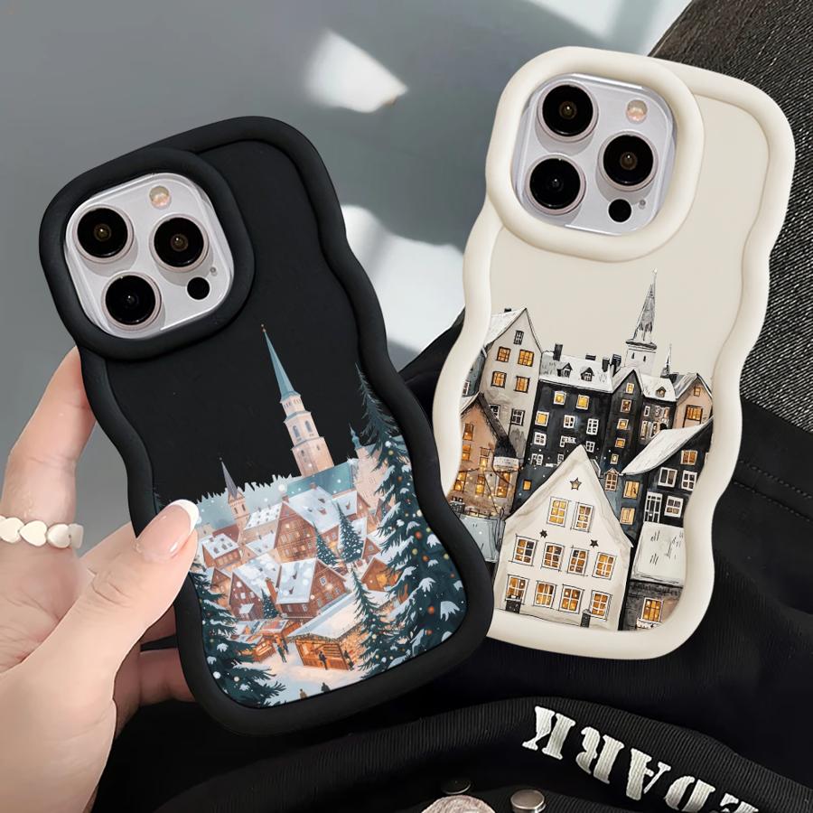 Case for iPhone 16 Pro Max 8 12 14 15 Plus 11 XR 13 17 Air Soft Phone Cover Christmas Santa Claus