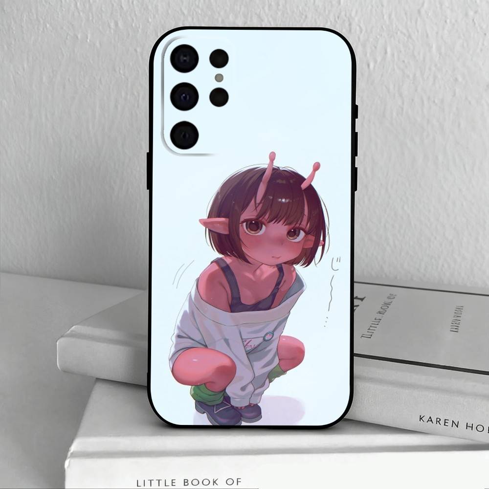 M-Milky-Y S-Subway-Y Anime Phone Case For Samsung S25,24,23,22,30,21,10,9,Ultra,Plus,Lite,FE,4,5 G Soft Black Case