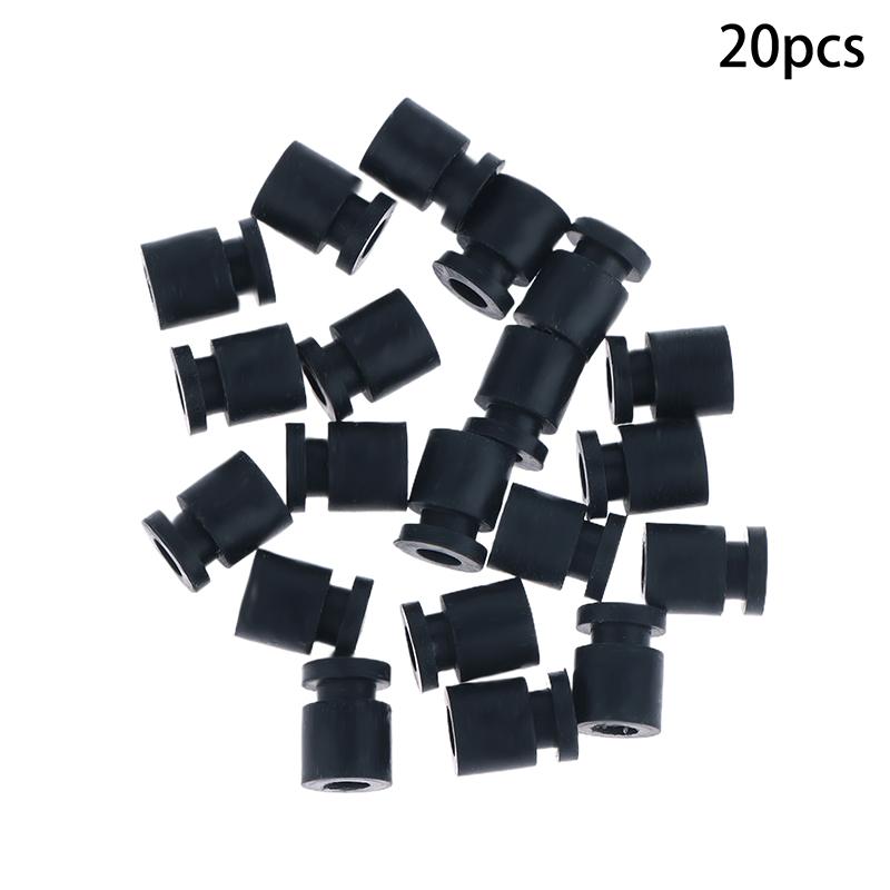 

20 шт. M2/M3 Гумові кулі амортизатора для F4V3Splus F405F7H7 Контролер польоту Fpv Квадрокоптер Антивібраційні монтажні кулі чорний