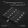 Multi-Purpose USB Flash Drive Storage Case Shockproof Hard EVA Holder Fits 20 Thumb Drives Small Gadgets for Travel Office Home Use