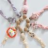 Infant Soother Holder Lovely Designs Secure Not Drop Chain Safe & Not Toxic Toddler Pacifier Leash Comfortable Touch