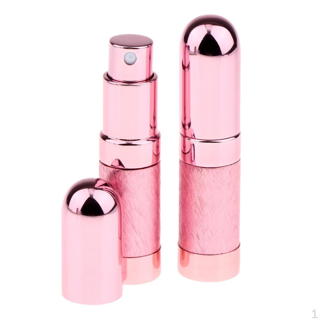 2 Pieces/kit Refillable Perfume Bottles, 6ml Portable Empty Mini Bottles