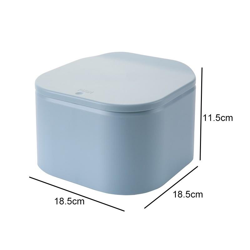 Desktop Small Trash Can Living Room Wastebasket Office Small Trash Can Household Waste Bin Small Desktop Garbage Basket Table