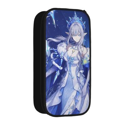 Creative Tsaritsa Pencil Cases Genshin Impact Game Pencil Box Pen Box for Student Pencil Bags Students School Zipper Stationery