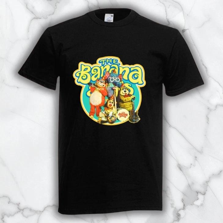 The Banana Splits Men s Vintage Black Graphic T Shirt Freeships S