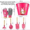 Children's Beach Sand Toys Set, Metal Bucket & Shovel Kit, for Sandbox, Seaside and Gardening, Unisex