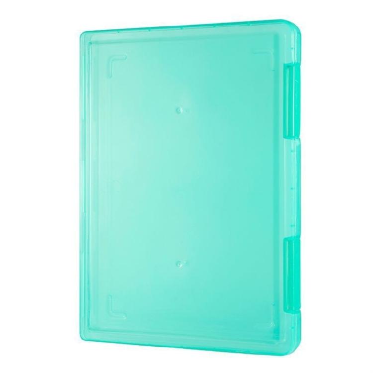Document Paper File Case Office Desk Organizers Container for School Office Plastic Clear Satationery File Storage Box зелёный