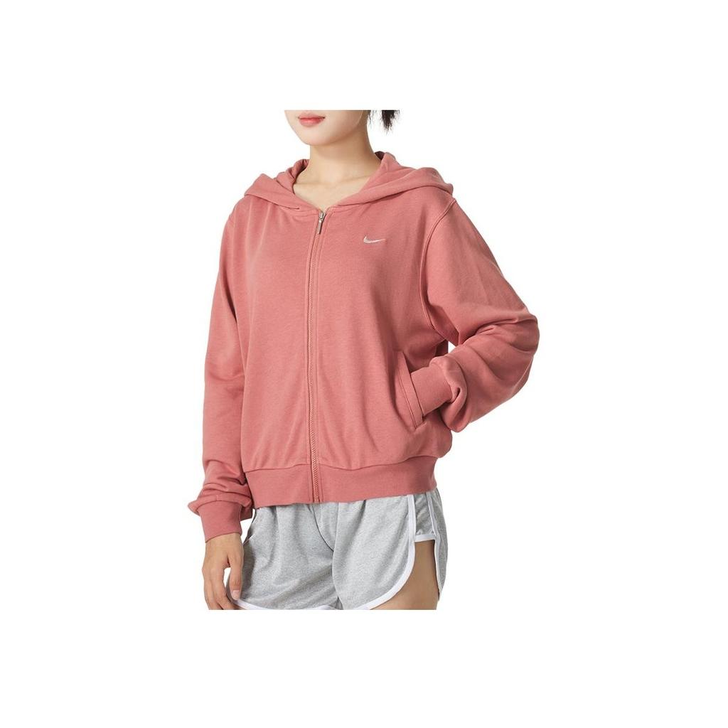 Nike Running Fitness Training Hooded Zip Long Sleeve Jacket Women Jacket Pink FN2420-634
