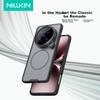 Transparent Lens CoverMagnetic Full Protection Case for Vivo X200Ultra, Camera Lens Protector Stand, Slim Black Mirror Prop Transparent Black