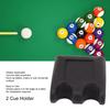 2 Cue Holder Prevent Slip Small Portable Heavy Duty Base Plastic Pool Cue Rest for Billiard Stick Billiard Stick Accessory