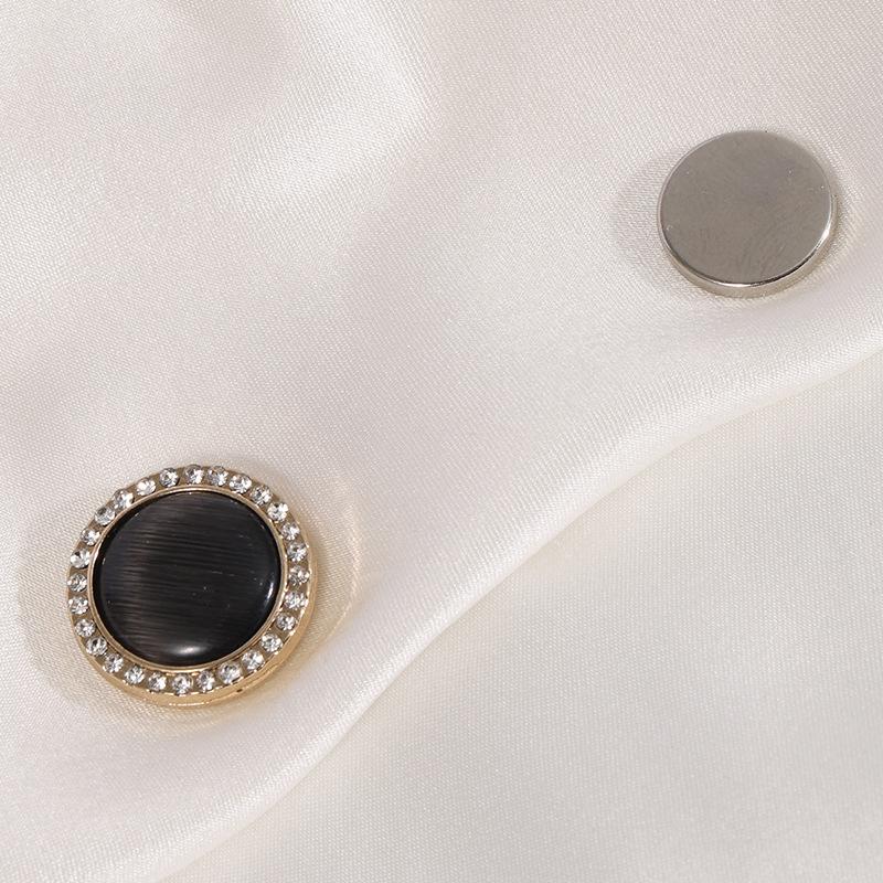 

Модные магнитные пуговицы Золотой цвет Металл Сильный магнит Женский шарф Блузка Регулируемая пуговица