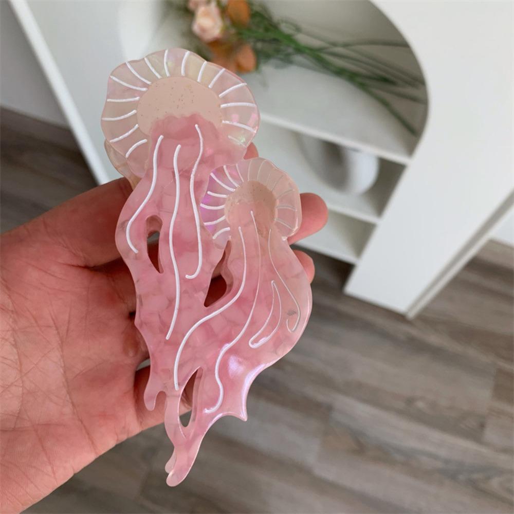 Korean Style Cartoon Animal Hair Clip Acetic Acid Cute Shark Clip Lovely Jellyfish Hair Claw Daily
