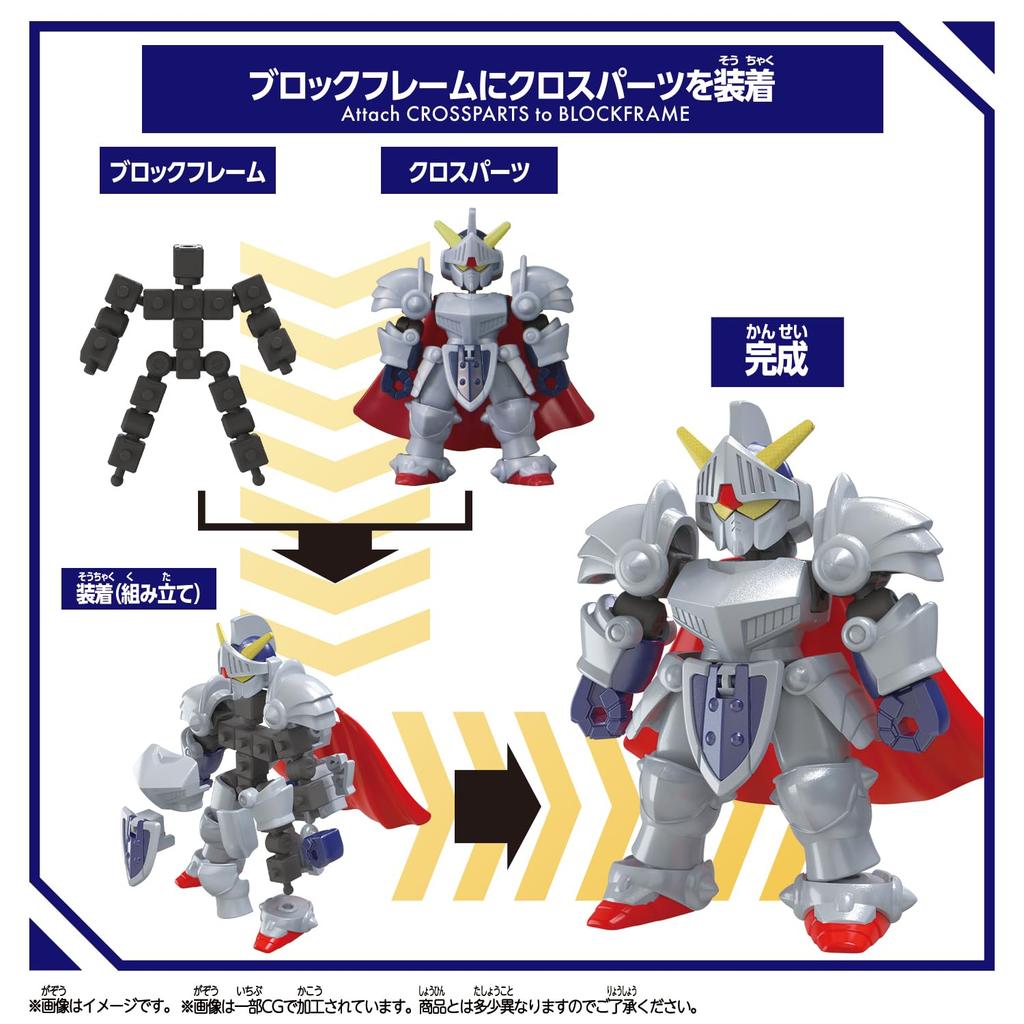 [BANDAI] Blockross Knight Gundam [Japan Toy Award 2025 Kidult Category Excellence Award]