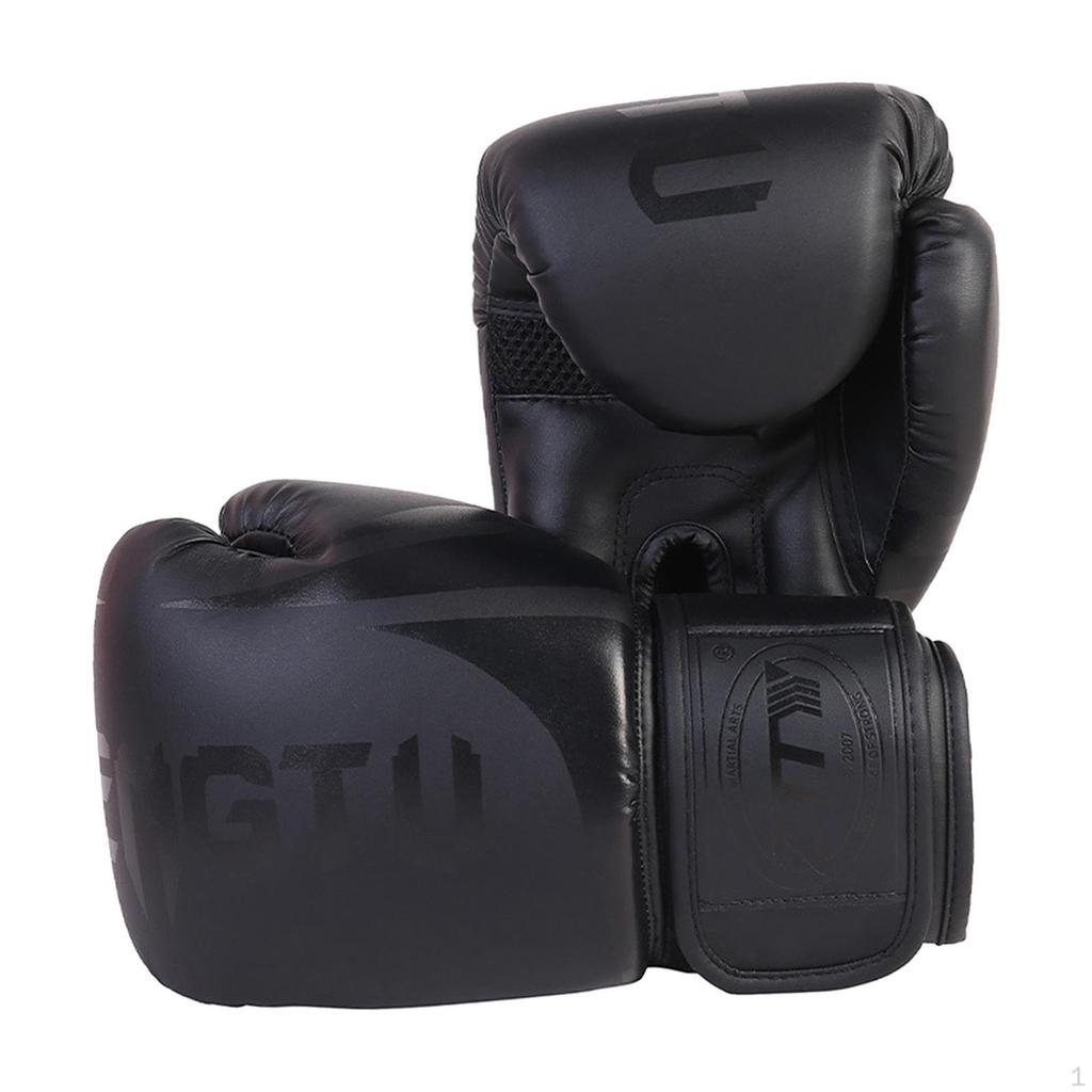 Boxing Gloves Karate Sparring Adult PU Leather Protective Gear Hand Guard Punching