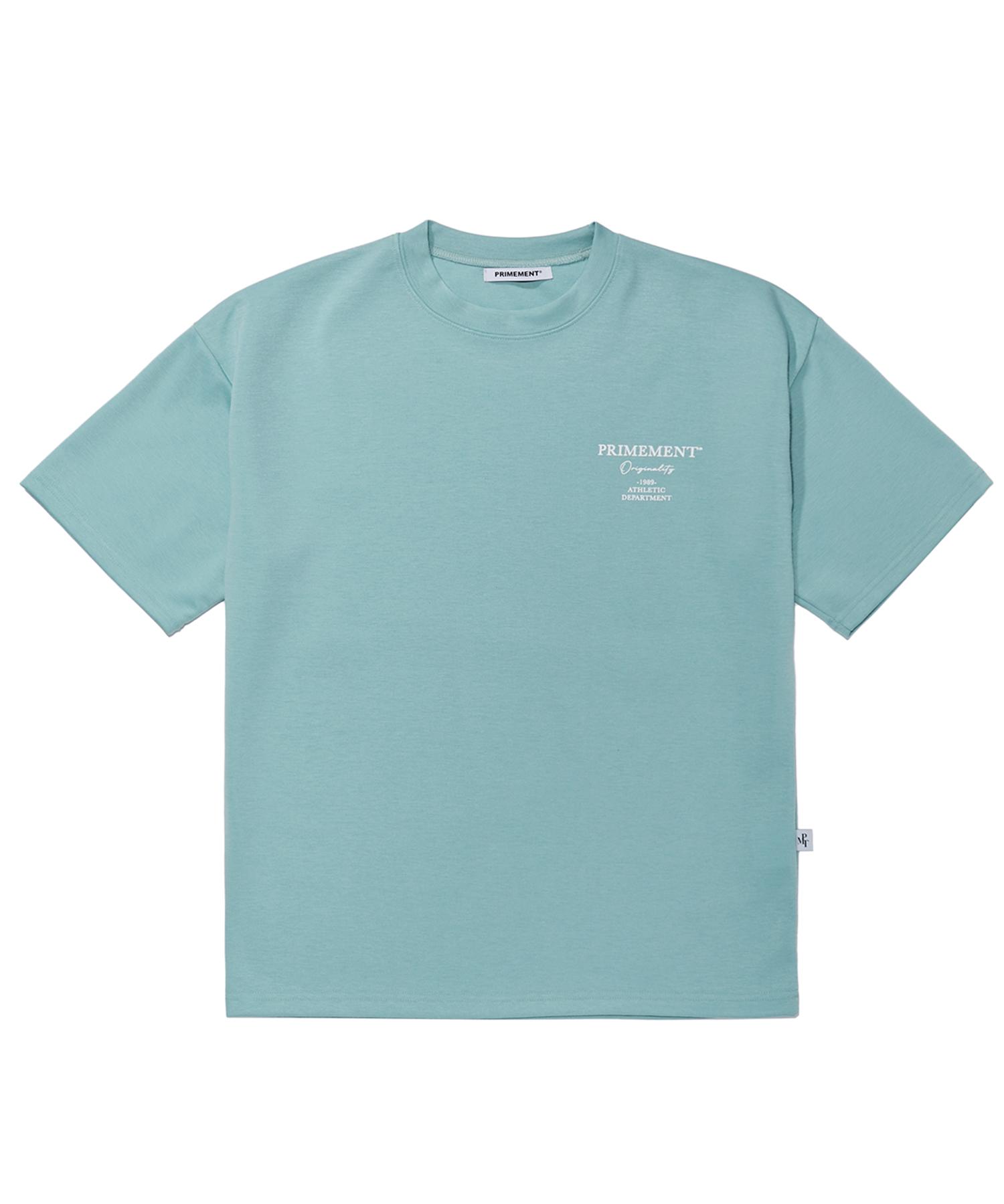 Primoment Box Logo Oversized Short Sleeve T-Shirt Mint Free