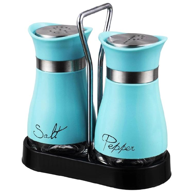 Rustproof Salt Peppers Storage Jars With Visible Lettering For Picnics Camping Dining Tables Condiment Bottle