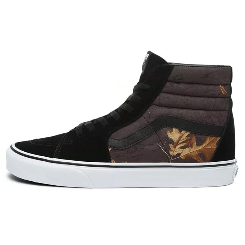 Vans Realtree Xtra X Vans SK8 HI Crossover Casual Skateboarding Shoes Unisex Black White Vans VN0A4BV6TGO